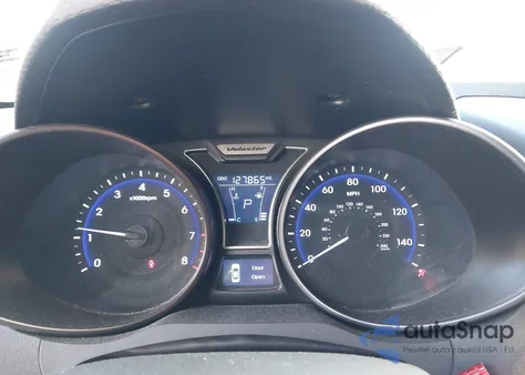 2014 Hyundai Veloster Turbo W/Black z USA, uszkodzony, nr VIN KMHTC6AE1EU201807